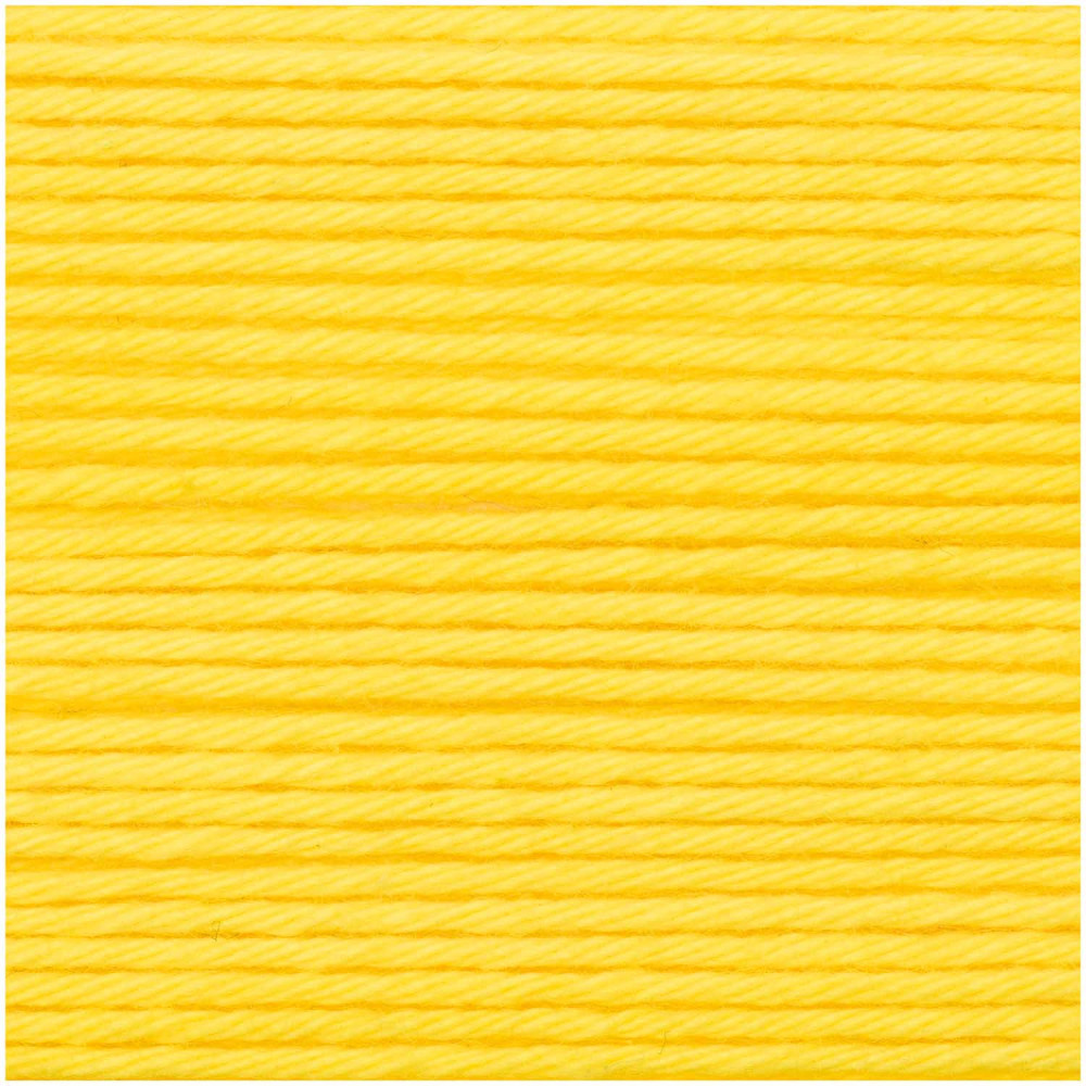Ricorumi DK cotton yarn - Rico Design - Yellow, 25 g