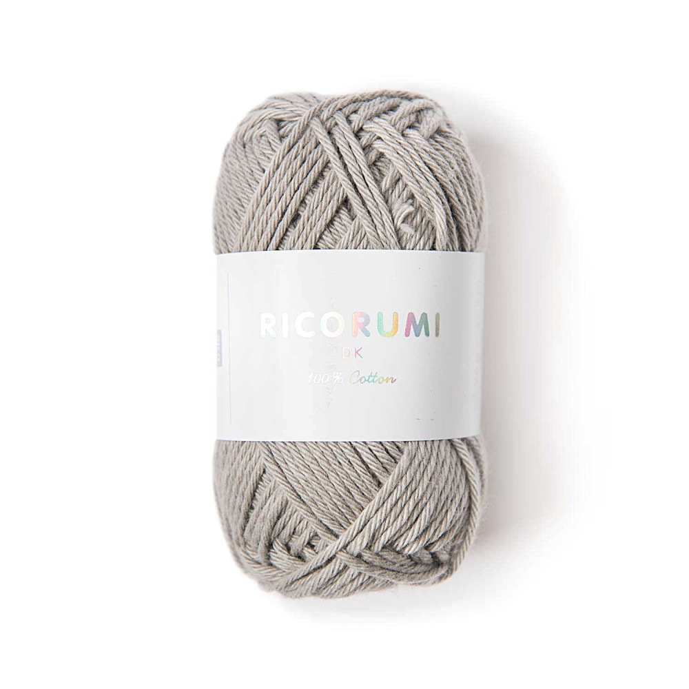 Włóczka bawełniana Ricorumi DK - Rico Design - Pearl Grey, 25 g