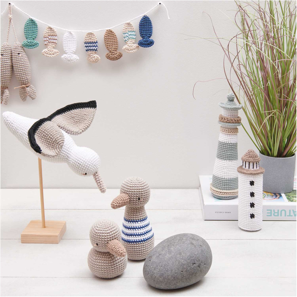 Ricorumi DK cotton yarn - Rico Design - Pearl Grey, 25 g
