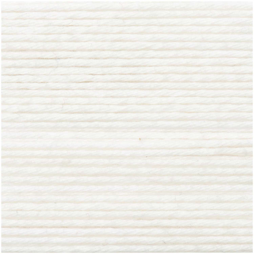 Ricorumi DK cotton yarn - Rico Design - White, 25 g