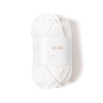 Ricorumi DK cotton yarn - Rico Design - White, 25 g