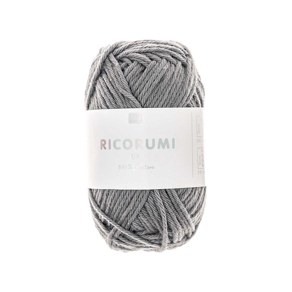 Ricorumi DK cotton yarn - Rico Design - Slate, 25 g