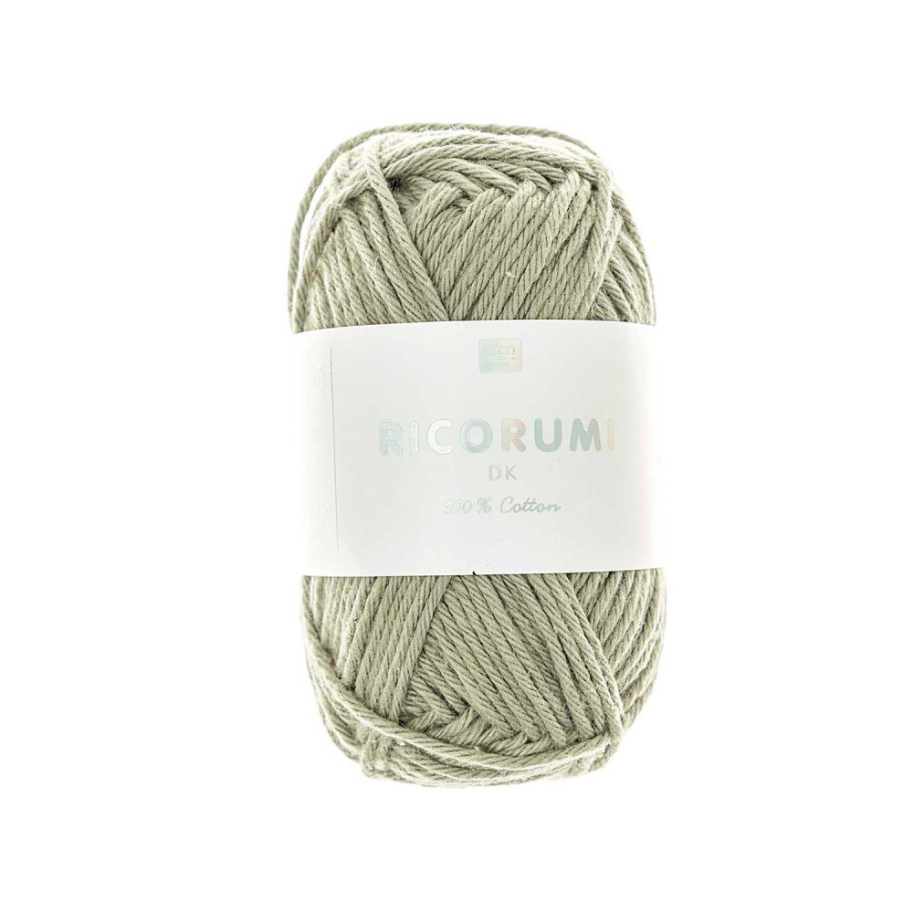 Ricorumi DK cotton yarn - Rico Design - Marsh Green, 25 g