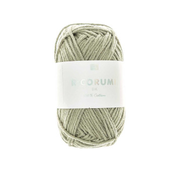 Ricorumi DK cotton yarn - Rico Design - Marsh Green, 25 g