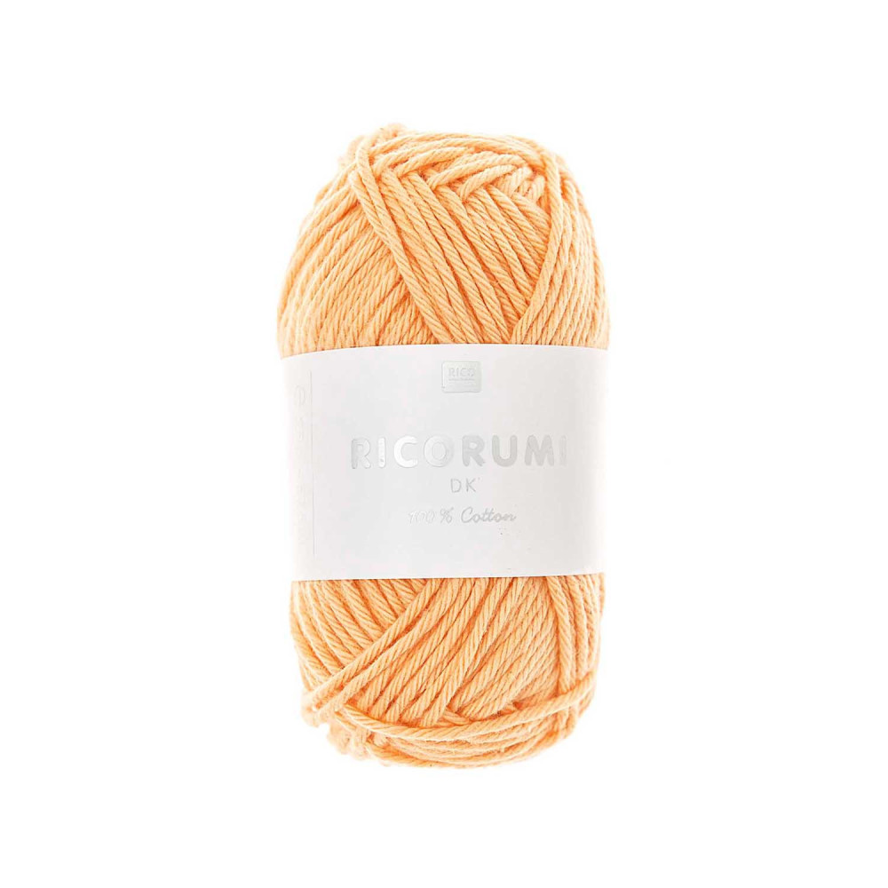 Włóczka bawełniana Ricorumi DK - Rico Design - Apricot, 25 g