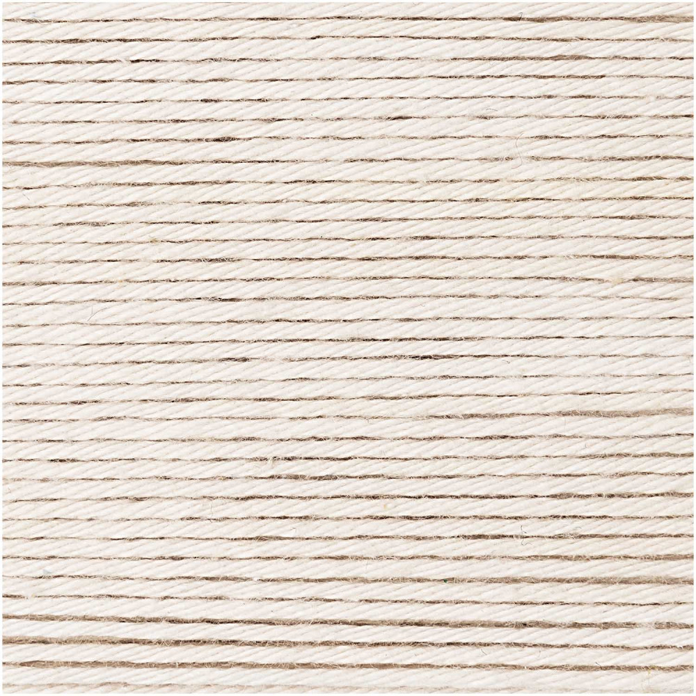 Ricorumi DK cotton yarn - Rico Design - Ivory, 25 g