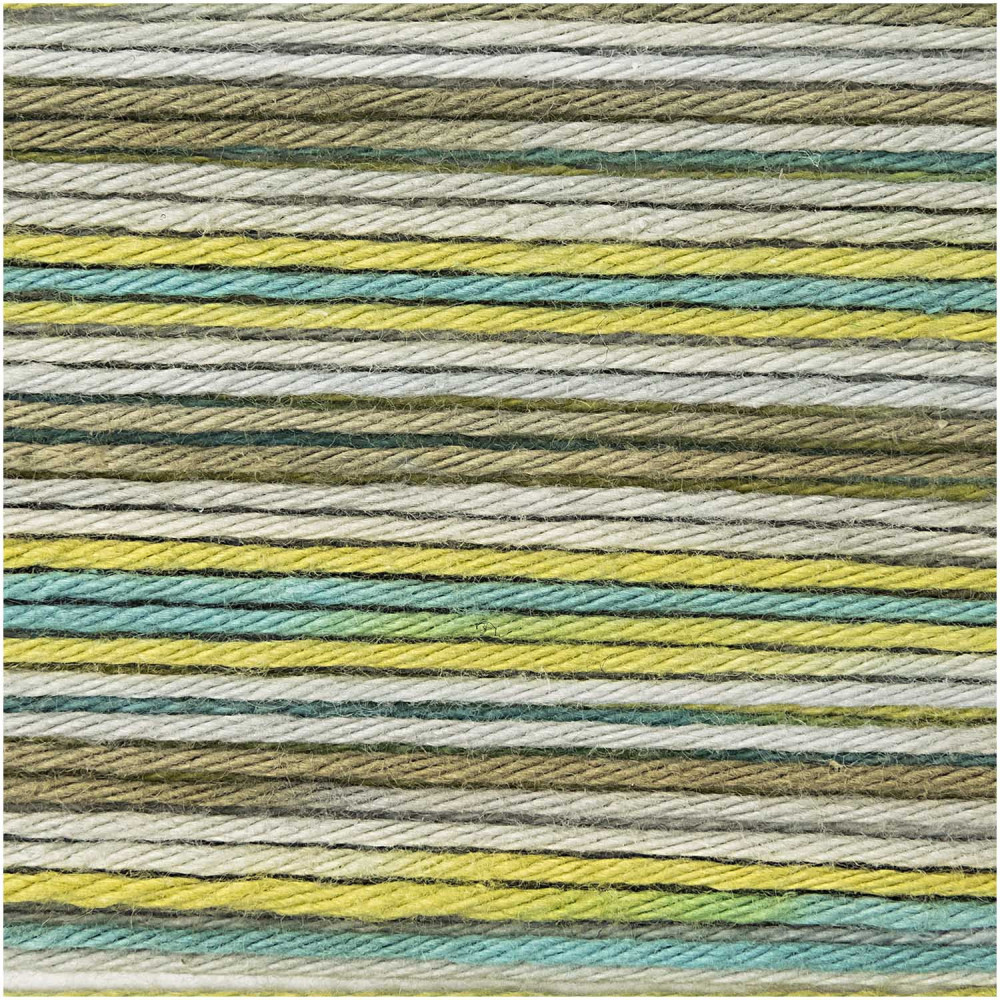 Ricorumi Print DK cotton yarn - Rico Design - Green, 25 g