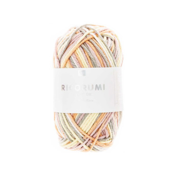 Włóczka bawełniana Ricorumi Print DK - Rico Design - Pink-Yellow, 25 g