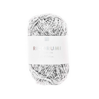 Włóczka bawełniana Ricorumi Spray DK - Rico Design - Grey, 25 g