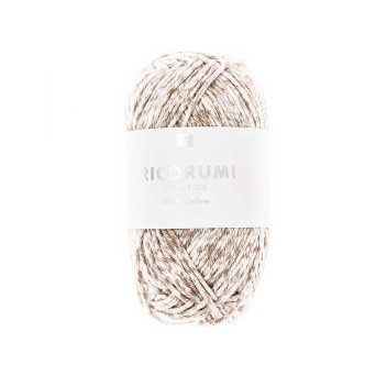 Włóczka bawełniana Ricorumi Spray DK - Rico Design - Beige, 25 g