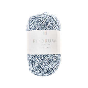 Włóczka bawełniana Ricorumi Spray DK - Rico Design - Blue, 25 g