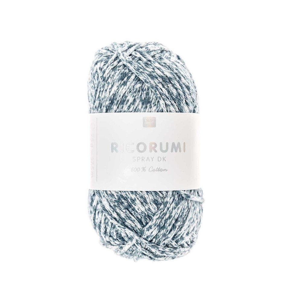 Włóczka bawełniana Ricorumi Spray DK - Rico Design - Teal, 25 g