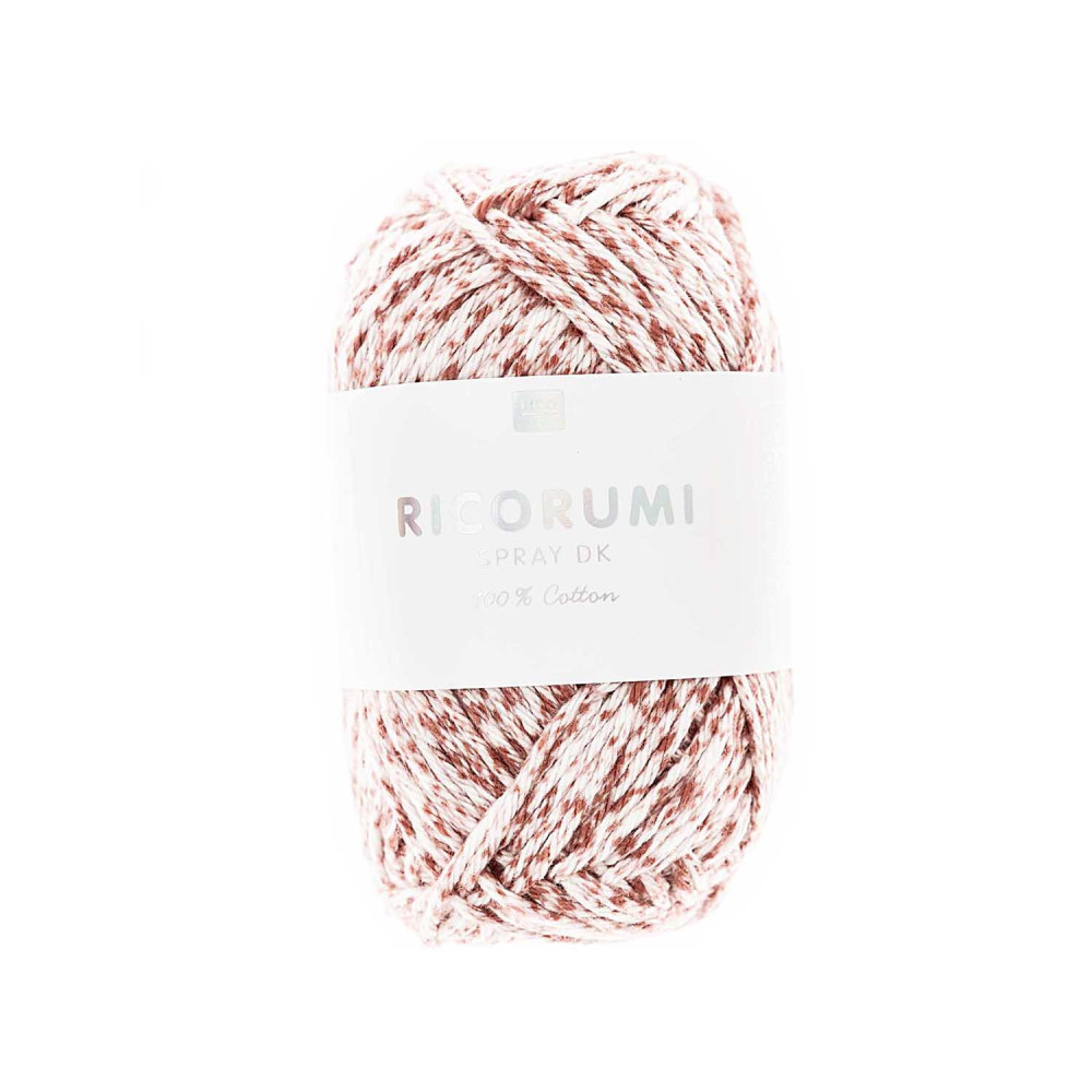 Włóczka bawełniana Ricorumi Spray DK - Rico Design - Red, 25 g