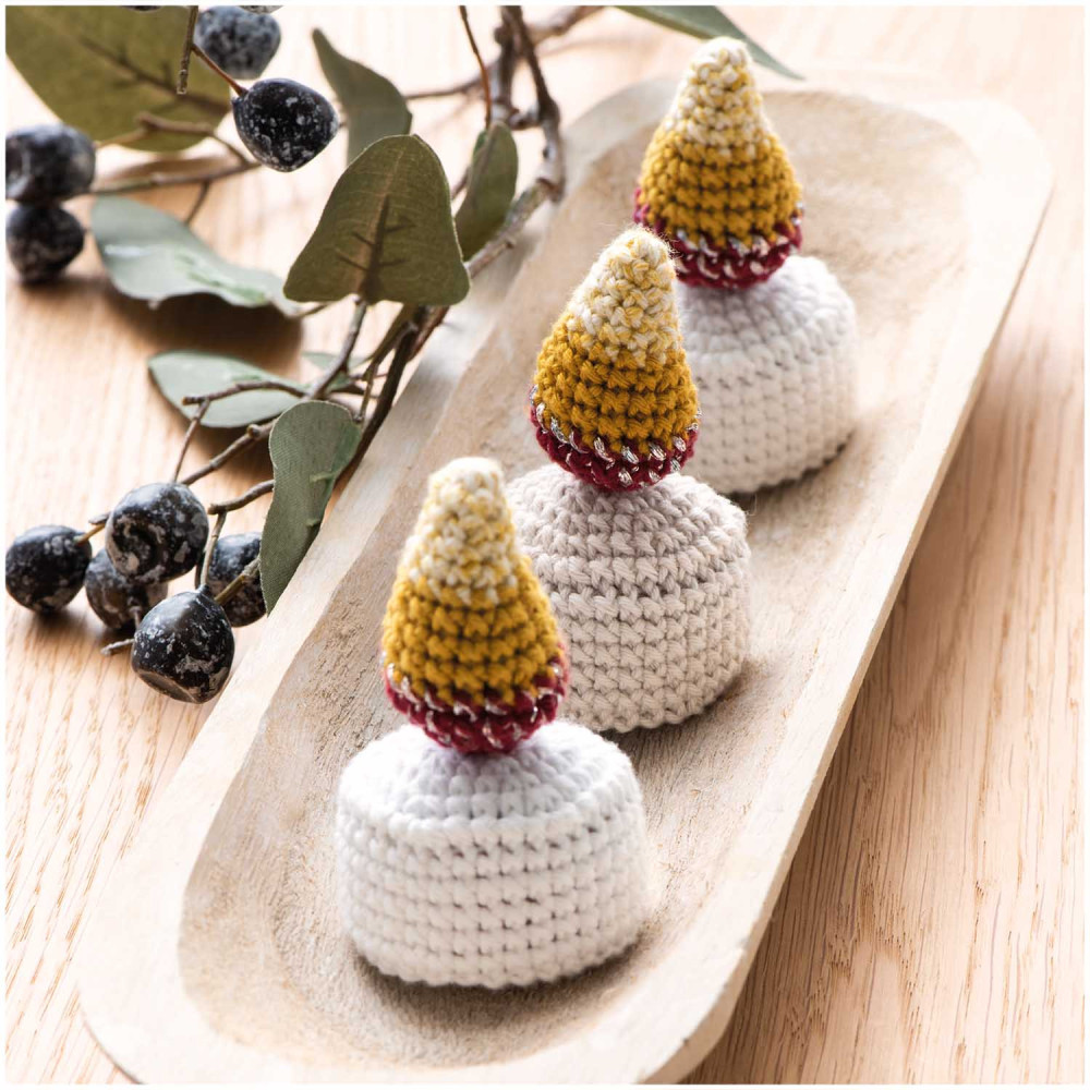 Ricorumi Spray DK cotton yarn - Rico Design - Yellow, 25 g