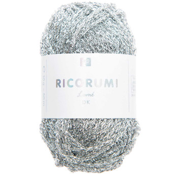 Włóczka Ricorumi Lame DK - Rico Design - Silver, 10 g