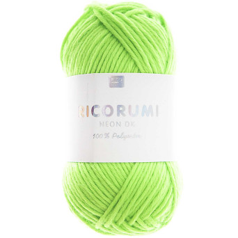 Włóczka akrylowa Ricorumi Neon DK - Rico Design - Green, 25 g