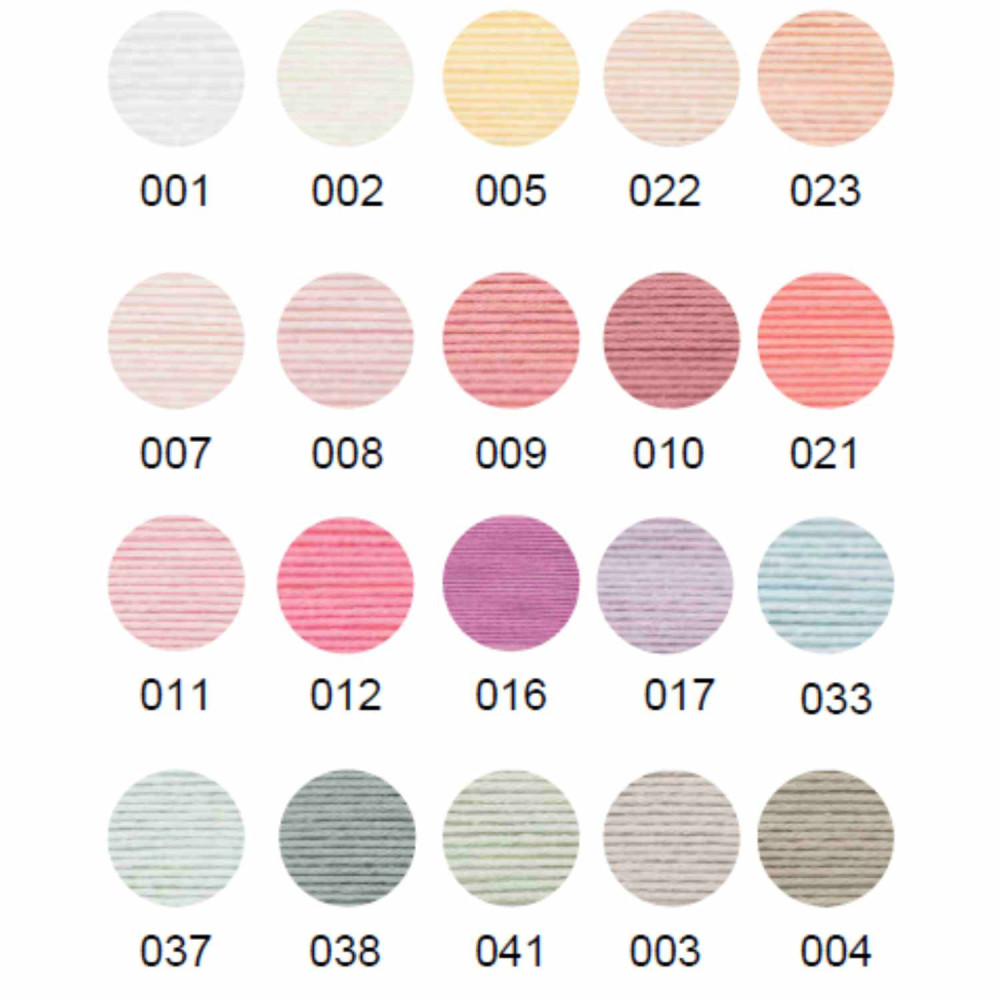 Zestaw włóczek bawełnianych Ricorumi DK - Rico Design - Pastel, 20 szt.