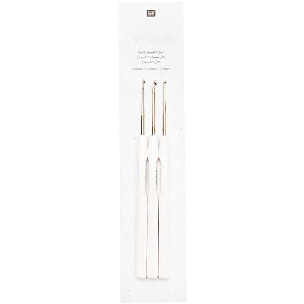 Set of crochet hooks Ricorumi - Rico Design - 3 pcs