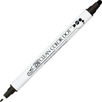 Double-sided Zig Clean Color Dot - Kuretake - Black