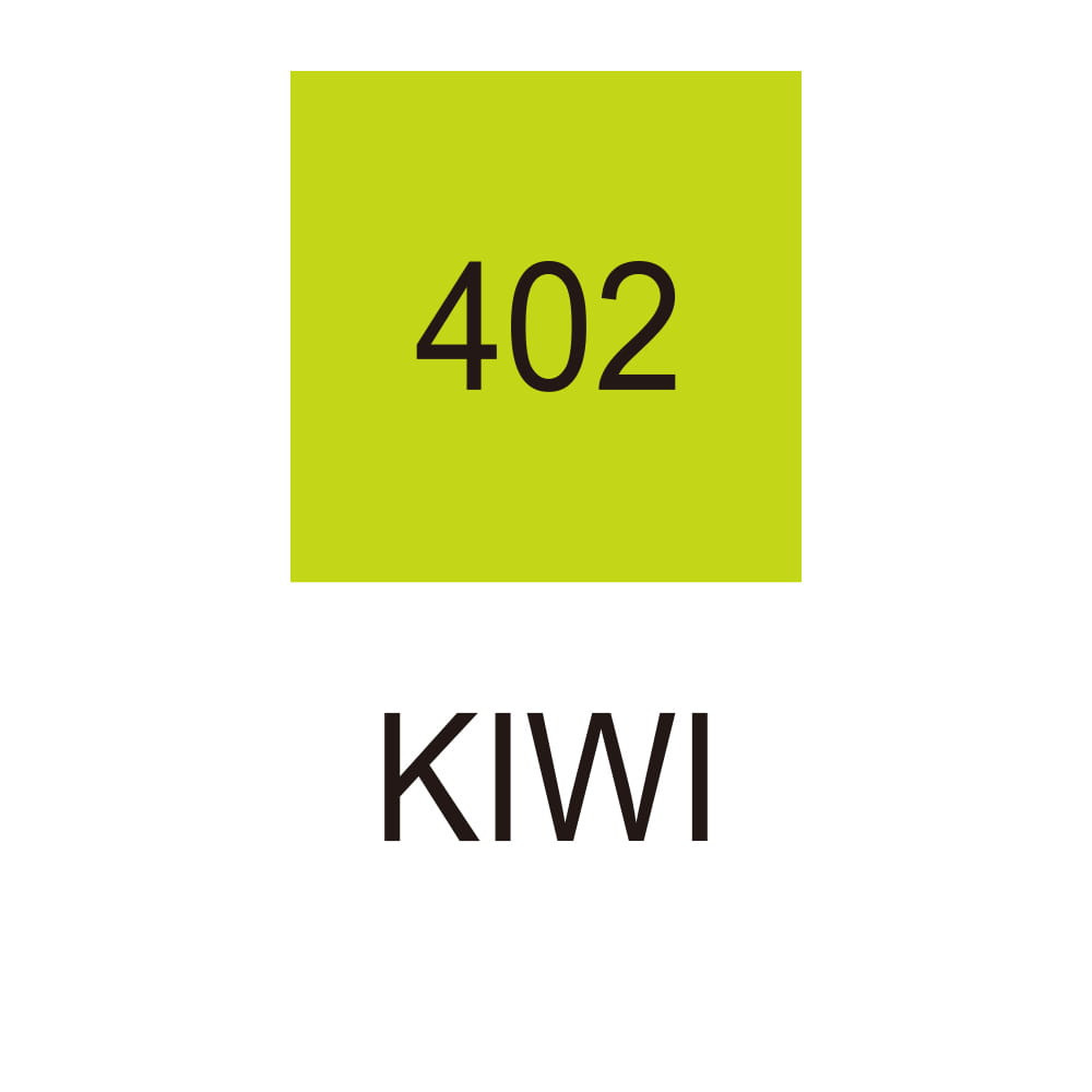 Pisak dwustronny Zig Clean Color Dot - Kuretake - Kiwi