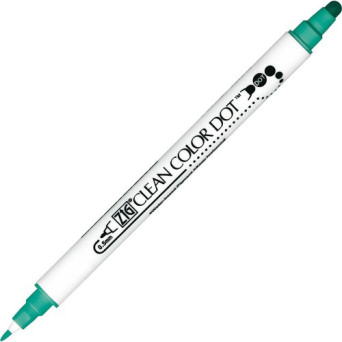 Double-sided Zig Clean Color Dot - Kuretake - Ocean