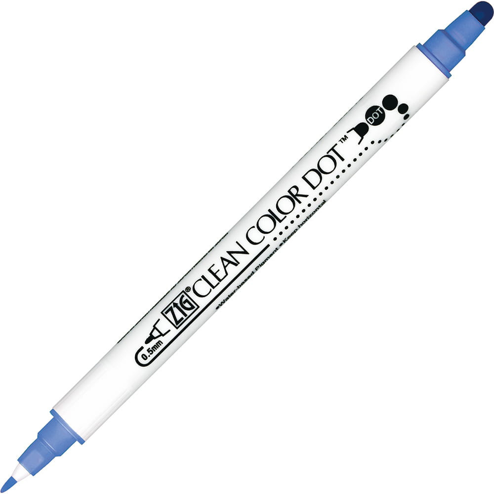 Pisak dwustronny Zig Clean Color Dot - Kuretake - Splash
