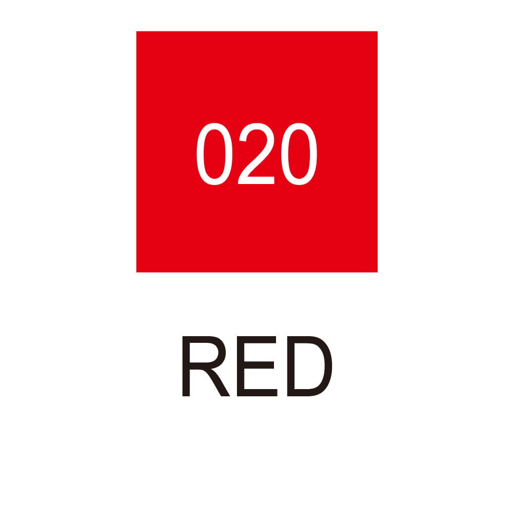 Double-sided Zig Clean Color Dot - Kuretake - Red
