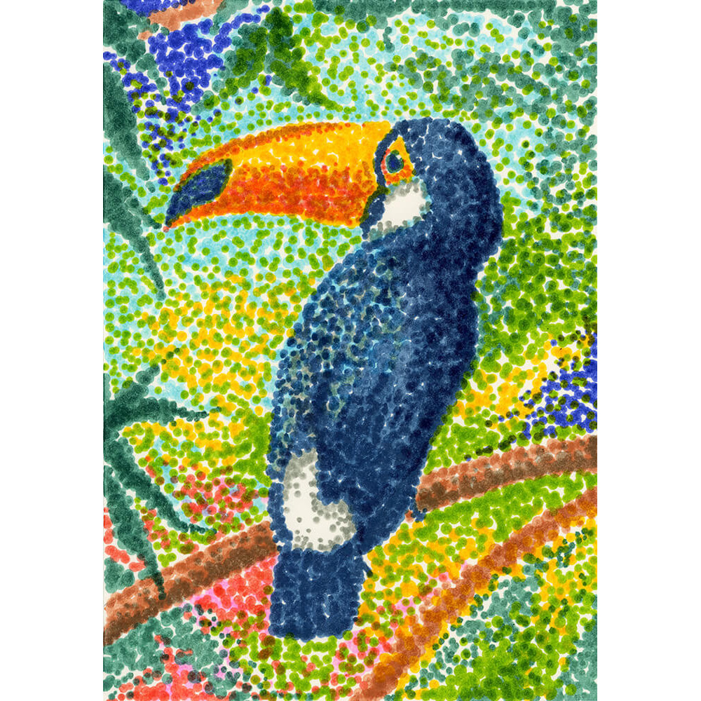 Pisak dwustronny Zig Clean Color Dot - Kuretake - Island Coral