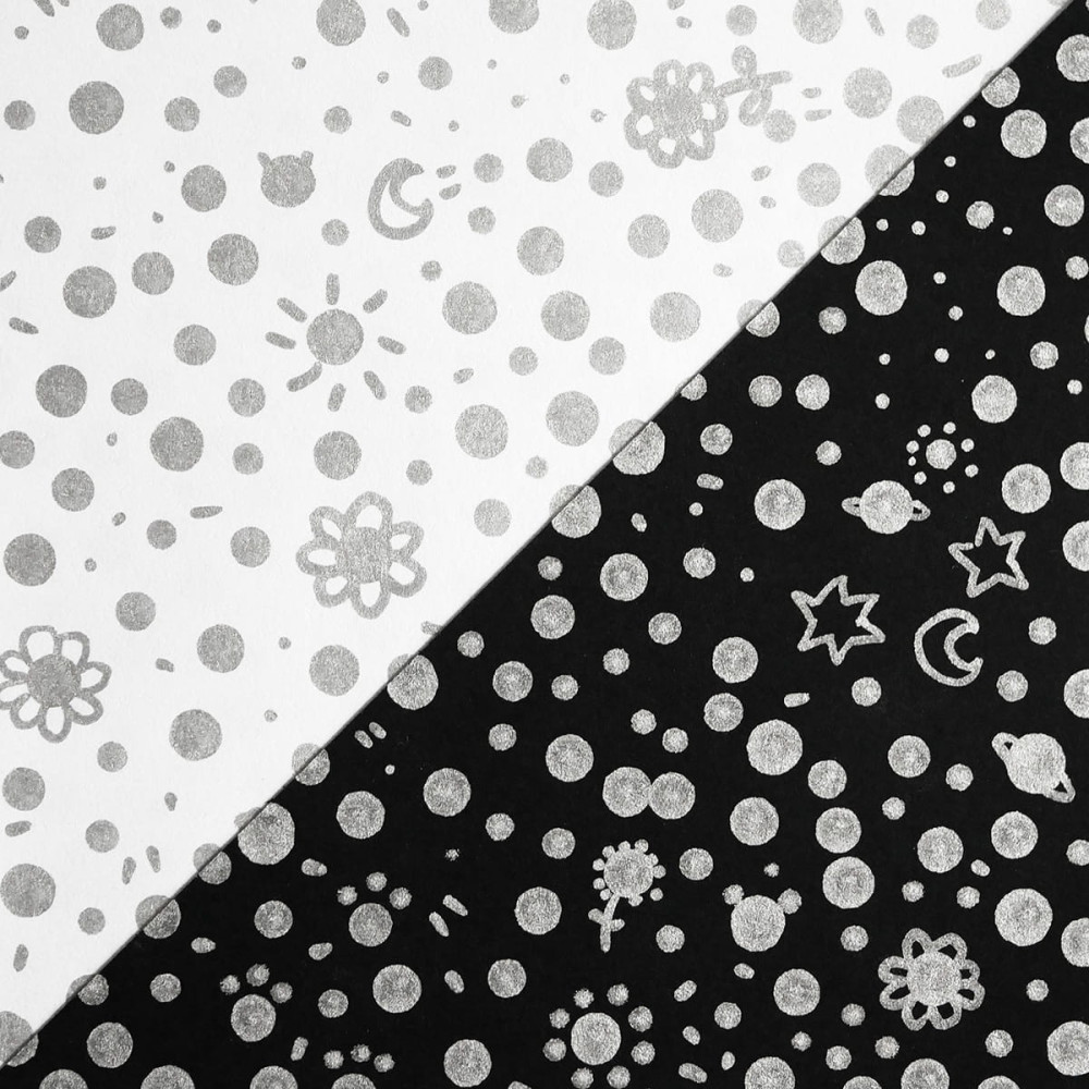 Double-sided Zig Clean Color Dot Metallic - Kuretake - Silver