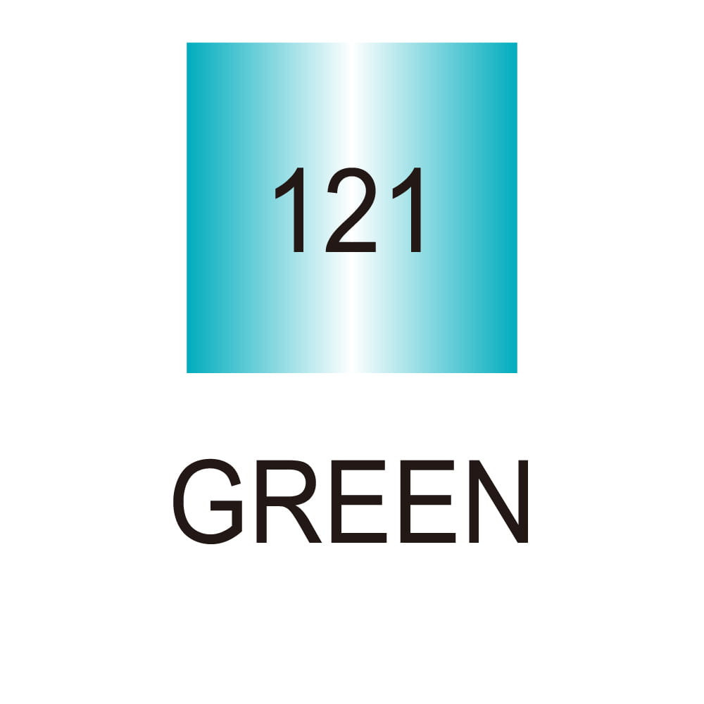 Double-sided Zig Clean Color Dot Metallic - Kuretake - Green