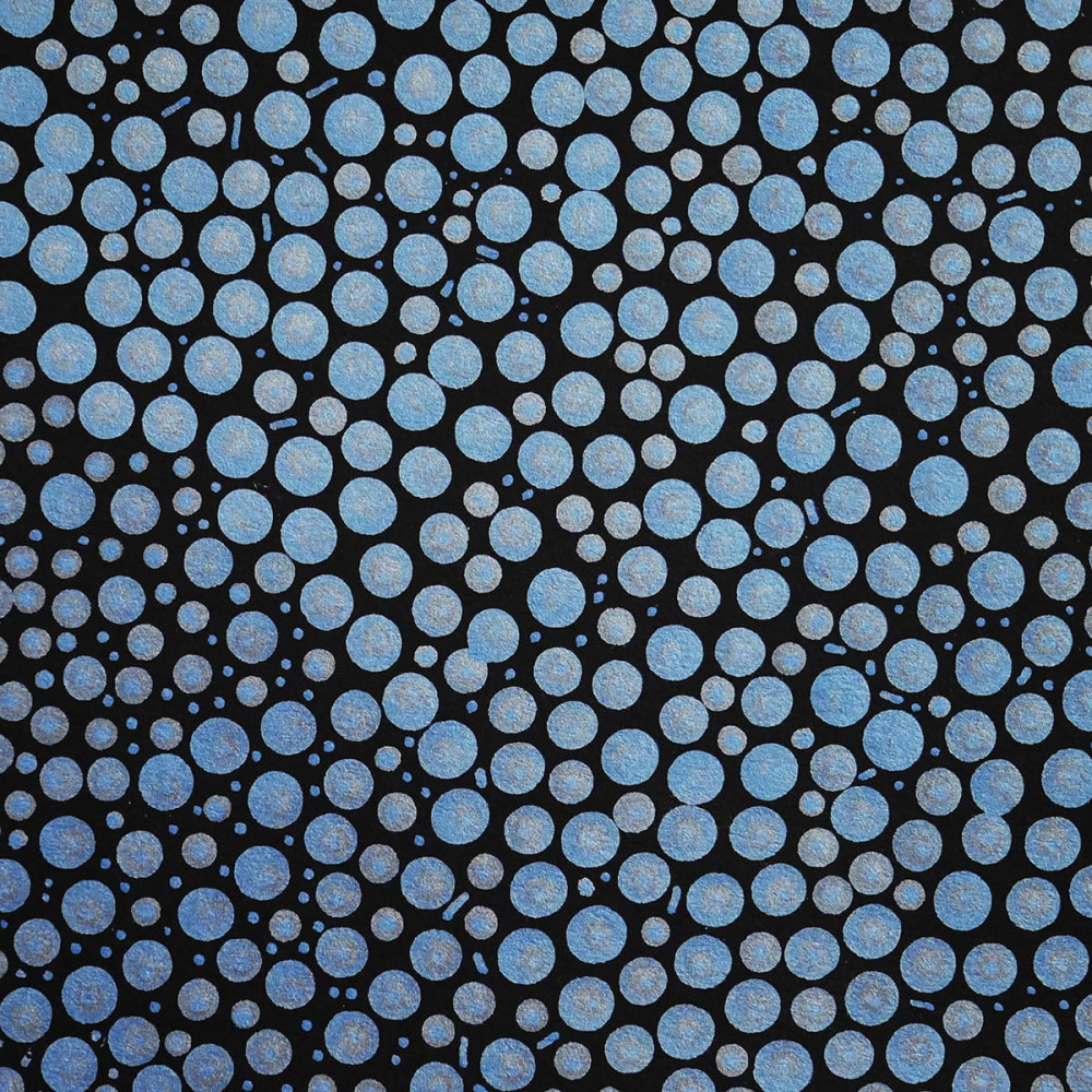 Double-sided Zig Clean Color Dot Metallic - Kuretake - Blue