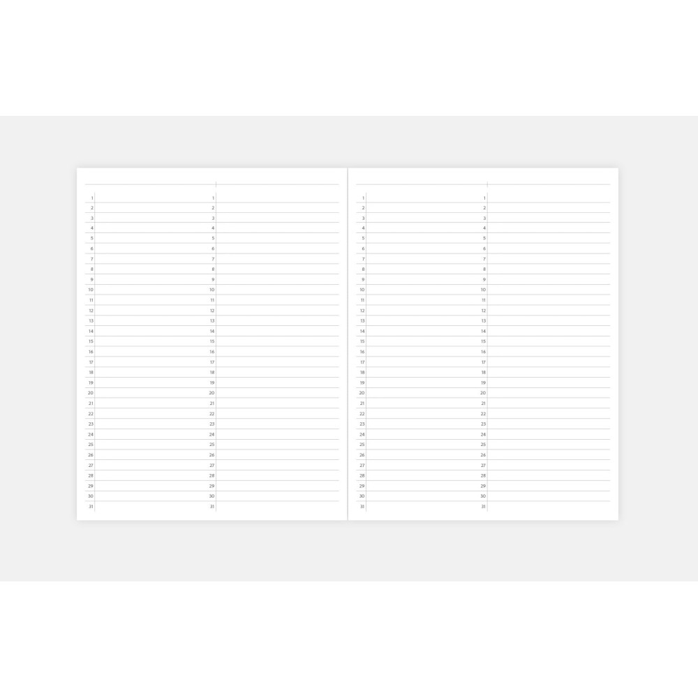 Monolit Planner - Papierniczeni - black