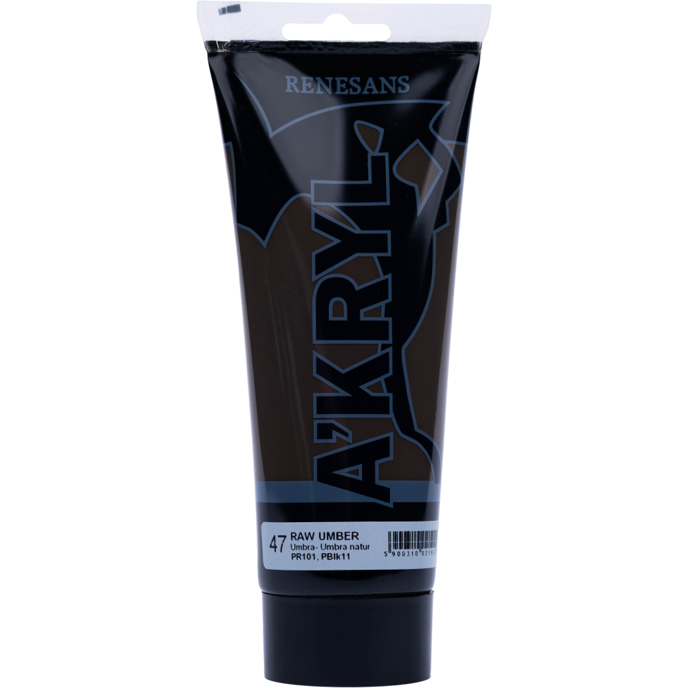 Acrylic A'kryl paint - Renesans - 47, raw umber, 200 ml