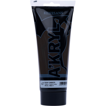 Acrylic A'kryl paint - Renesans - 47, raw umber, 200 ml