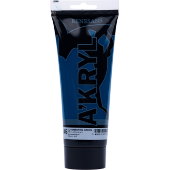 Acrylic A'kryl paint - Renesans - 46, ultramarine green, 200 ml