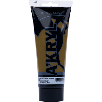 Acrylic A'kryl paint - Renesans - renesans green, 200 ml