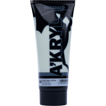 Farba akrylowa A'kryl - Renesans - zieleń wenecka, 200 ml