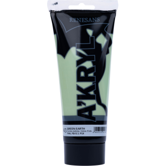 Farba akrylowa A'kryl - Renesans - ziemia zielona, 200 ml