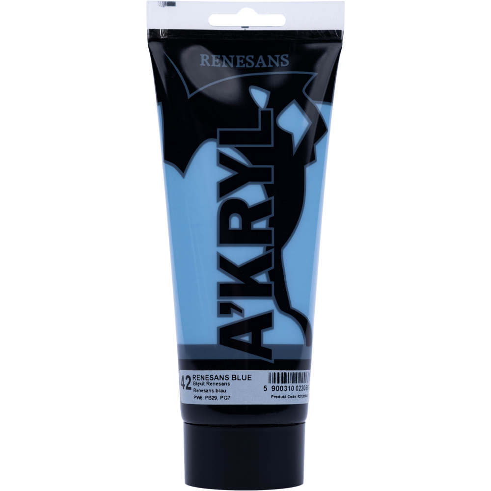 Farba akrylowa A'kryl - Renesans - błękit renesansu, 200 ml