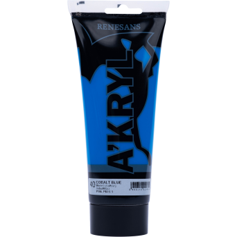 Acrylic A'kryl paint - Renesans - cobalt blue, 200 ml