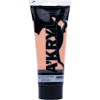 Acrylic A'kryl paint - Renesans - flesh tint deep, 200 ml