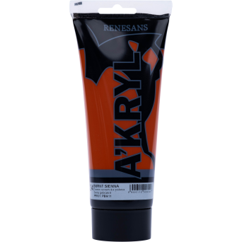 Acrylic A'kryl paint - Renesans - burnt sienna, 200 ml