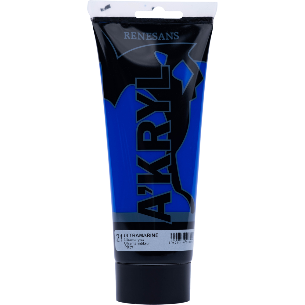 Farba akrylowa A'kryl - Renesans - błękit ultramaryna, 200 ml
