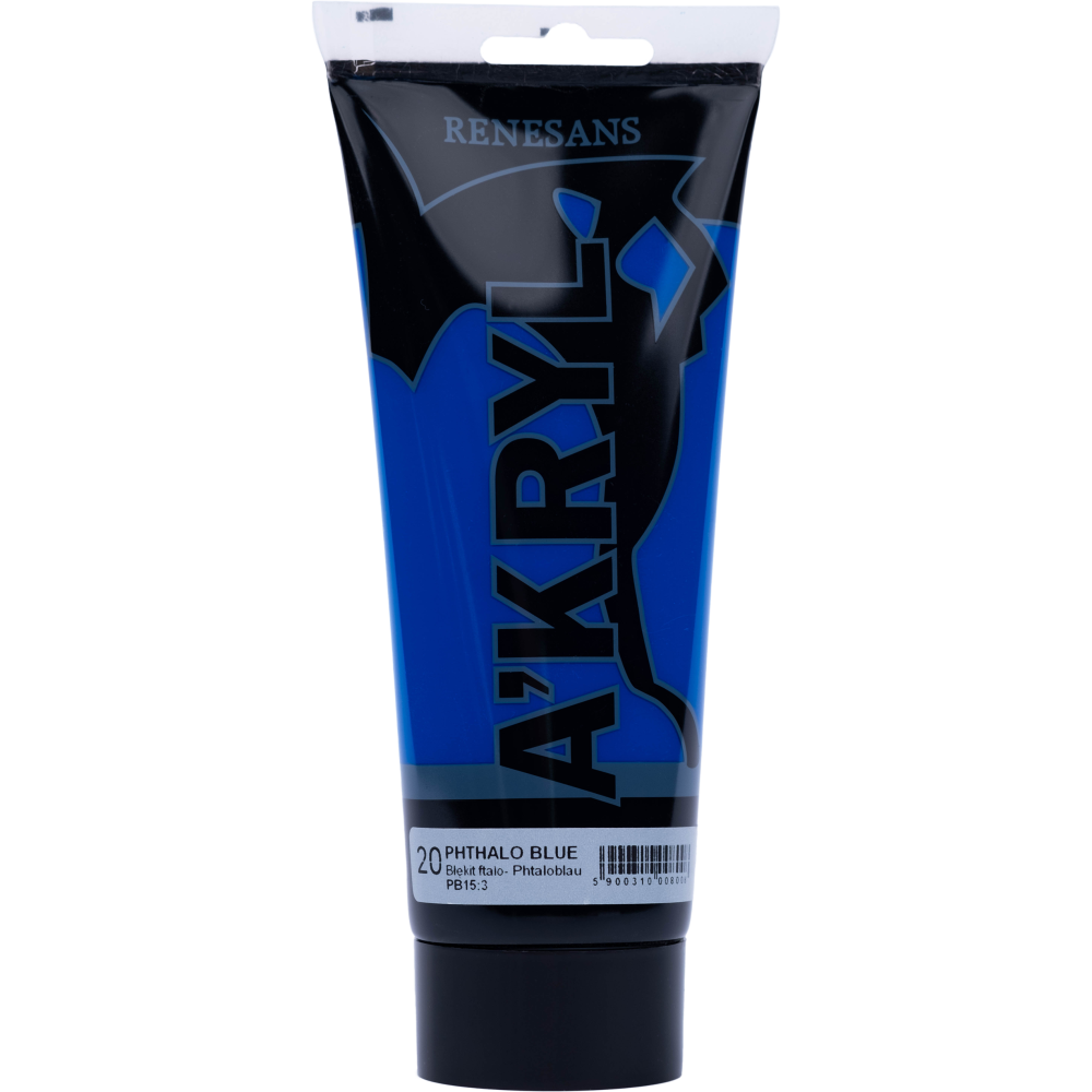 Farba akrylowa A'kryl - Renesans - błękit ftalowy, 200 ml