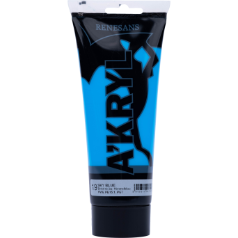 Acrylic A'kryl paint - Renesans - sky blue, 200 ml