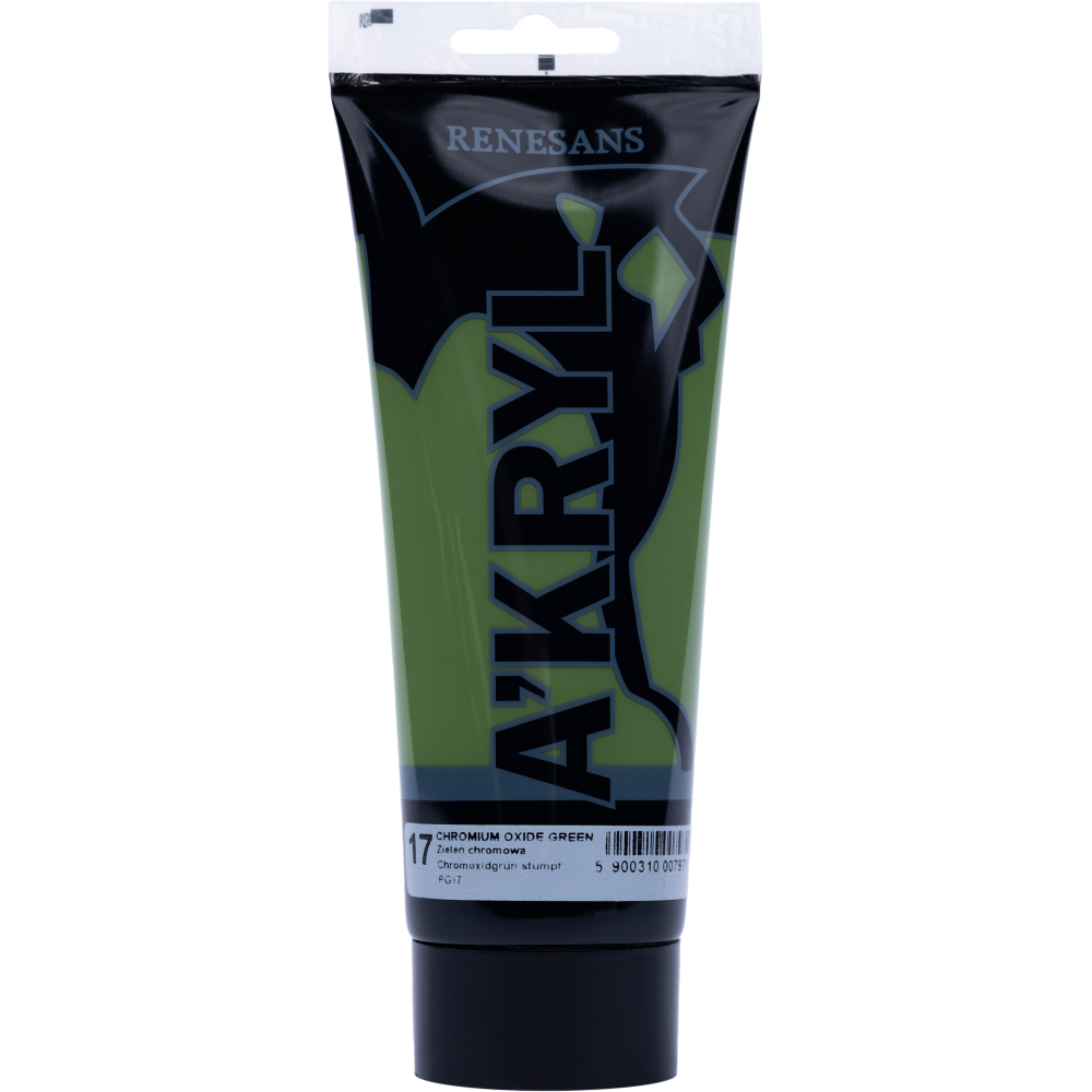 Farba akrylowa A'kryl - Renesans - zieleń chromowa, 200 ml