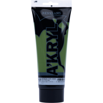 Farba akrylowa A'kryl - Renesans - zieleń chromowa, 200 ml