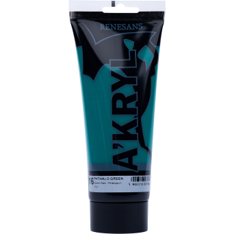 Farba akrylowa A'kryl - Renesans - zieleń ftalowa, 200 ml