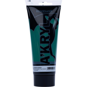 Farba akrylowa A'kryl - Renesans - zieleń ciemna, 200 ml