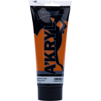 Acrylic A'kryl paint - Renesans - red ochre, 200 ml